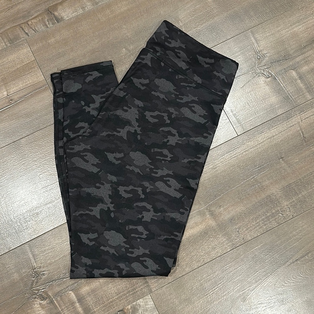 Fabletics Black Camo Leggings